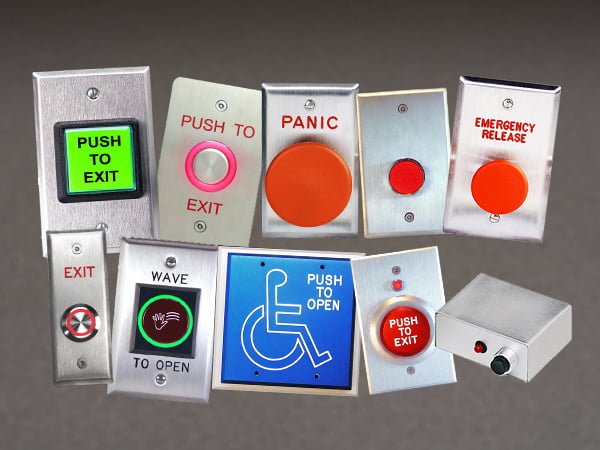 Push Button Door Openers And Exits